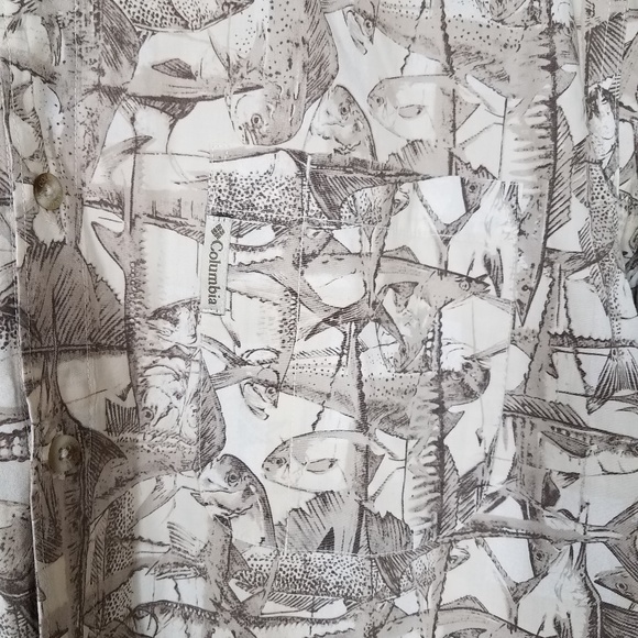 Columbia Mens Button Down Shirt Size Large - Picture 7 of 8